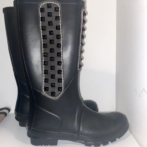 BCBG MaxAzria- studded Rain boots size 9